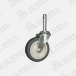 Rodaja Giratoria Poly Gris Con Tornillo O Espiga