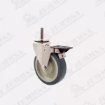 Rodaja Termoplástica Gris Con Tornillo, Espiga U Ojillo - Image 3