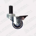 Rueda Poly Azul Centro Aluminio Con Tornillo, Expandible - Image 3