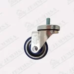 Rueda Poly Azul Centro Aluminio Con Tornillo, Expandible