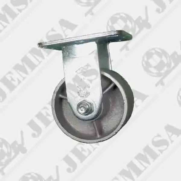 Rodaja Acero Con Placa