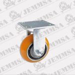 Rodaja Polyflexon Con Centro de Aluminio Con Placa - Image 4