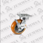 Rodaja Polyflexon Con Centro de Aluminio Con Placa - Image 2