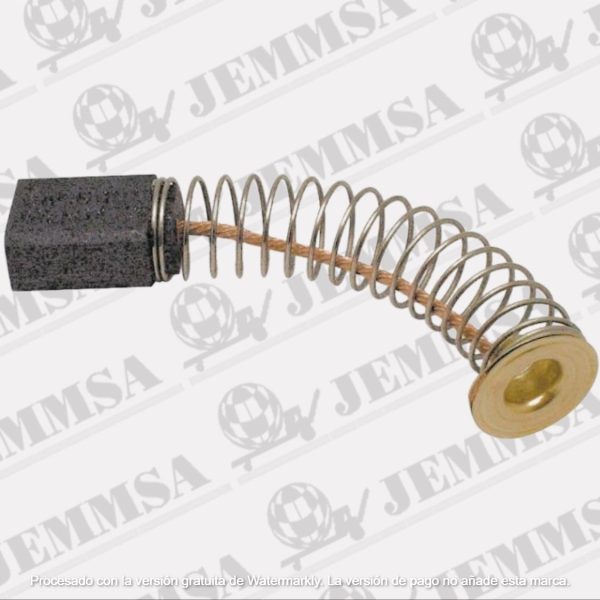 Brush Motor Simple Con Resorte